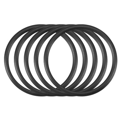 uxcell Uxcell 30Pcs Black 26mm Dia 2mm Thickness Nitrile Rubber O Ring NBR Sealing Grommets