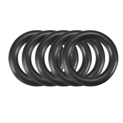 uxcell Uxcell 30Pcs Black 11 x 2mm Industrial Flexible Rubber O Ring Oil Sealing Grommets
