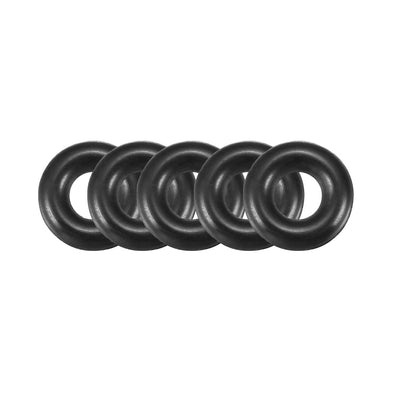 uxcell Uxcell 30Pcs Black 7 x 2mm Industrial Flexible Rubber O Ring Oil Sealing Grommets