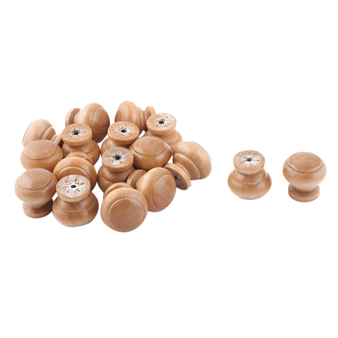 uxcell Uxcell Family Wood Furniture Cabinet Cupboard Door Drawer Pull Knobs 26mm Dia 17 Pcs