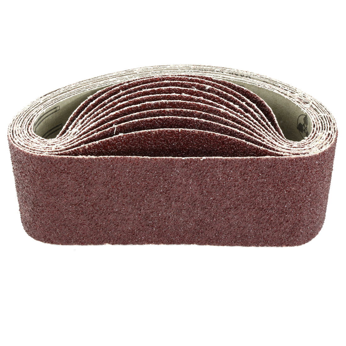 uxcell Uxcell 3-Inch x 21-Inch Aluminum Oxide Sanding Belt 36 Grits Lapped Joint 10pcs