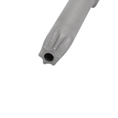 Harfington Uxcell 1/4" Hex Shank 3.8mm Tip T25 Magnetic Torx Screwdriver Bits 50mm Length 10pcs Gray