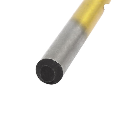 Harfington Uxcell 5.6mm Drilling Dia 92mm Length Titanium Plated Straight Shank Twist Drill Bit 4pcs