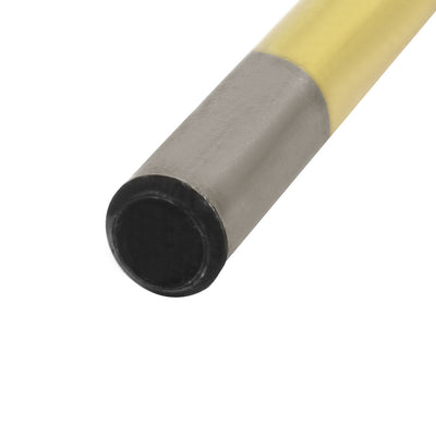 Harfington Uxcell 10.4mm Drilling Dia Titanium Plated 2 Flutes Straight Shank Twist Drill Bit