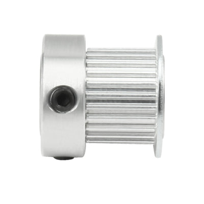 Harfington Uxcell Aluminum M-X-L 25 Teeth 12mm Bore Timing Belt Idler Pulley Flange Synchronous Wheel for 10mm Belt 3D Printer CNC