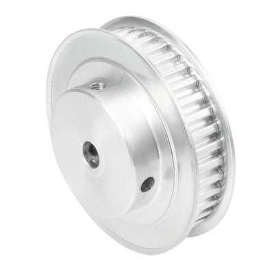 Harfington Uxcell Aluminum 40 Teeth 8mm Bore 5.08mm Pitch Timing Belt Pulley for 10mm Belt