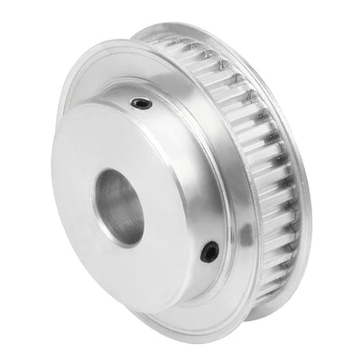 Harfington Uxcell Aluminum 40 Teeth 14mm Bore 5.08mm Pitch Timing Belt Pulley for 10mm Belt