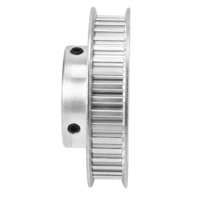 Harfington Uxcell Aluminum 40 Teeth 20mm Bore 5.08mm Pitch Timing Belt Pulley for 10mm Belt