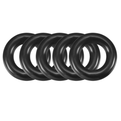 uxcell Uxcell 30Pcs Black Round Nitrile Butadiene Rubber NBR O-Ring 15mm OD 3.5mm Width