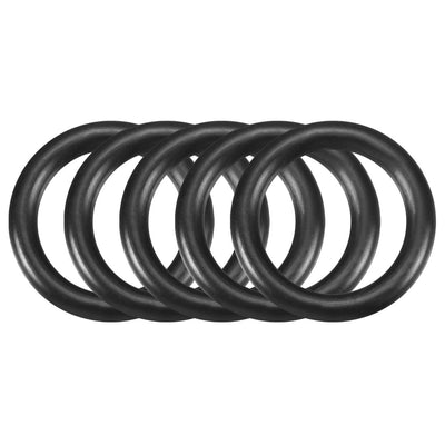 uxcell Uxcell 30Pcs 23mm x 3.5mm Black Flexible Nitrile Rubber O Ring Oil Seal Washer Grommets