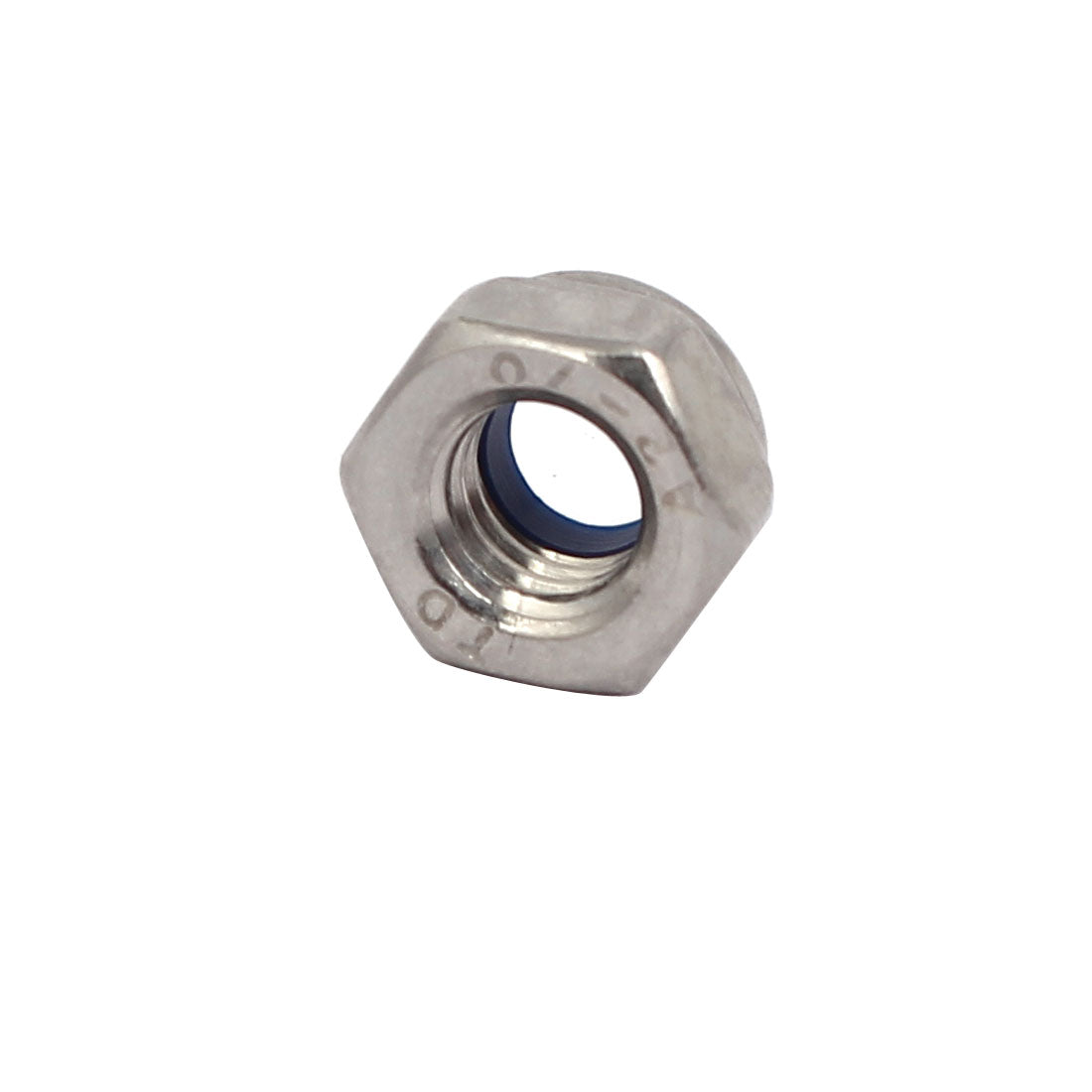 uxcell Uxcell M6 Thread Dia Stainless Steel Self-locking Nylon Insert Lock Hex Nuts 20pcs