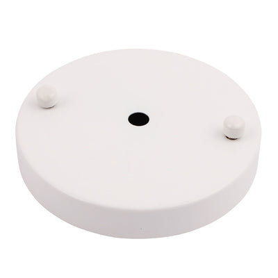 Harfington Uxcell 120mmx20mm Ceiling Plate Chassis Disc Round Base Pendant Light Accessories White