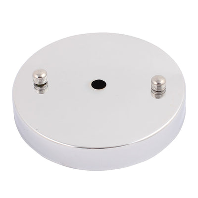 Harfington Uxcell Ceiling Plate Straight Edge Disc Base Pendant Light Accessories 120mmx20mm w Screw