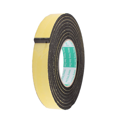 Harfington Uxcell 25mm Width 5mm Thickness EVA Single Side Sponge Foam Tape 3 Meters Length