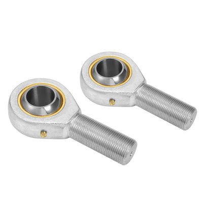 Harfington Uxcell POS10, Rod End Bearing, 10mm Inside Dia Economy Self Lubricating Male Right Hand 2pcs