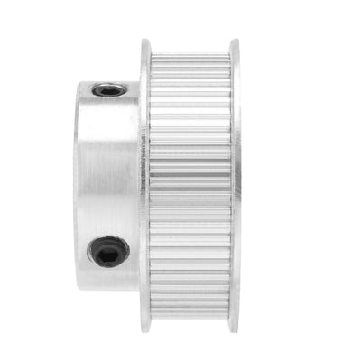 Harfington Uxcell Aluminum M-X-L 60 Teeth 6mm Bore Timing Belt Idler Pulley Synchronous Wheel 10mm Belt for 3D Printer CNC