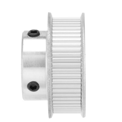 Harfington Uxcell Aluminum M-X-L 60 Teeth 8mm Bore Timing Belt Idler Pulley Synchronous Wheel 10mm Belt for 3D Printer CNC