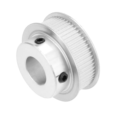 Harfington Uxcell Aluminum M-X-L 60 Teeth 15mm Bore Timing Belt Idler Pulley Synchronous Wheel 10mm Belt for 3D Printer CNC