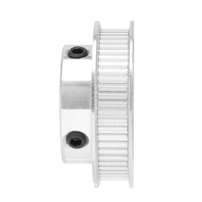 Harfington Uxcell Aluminum 60 Teeth 8mm Bore 2.032mm Pitch Timing Belt Pulley for 6mm Belt