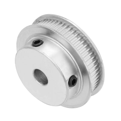 Harfington Uxcell Aluminum 60 Teeth 8mm Bore 2.032mm Pitch Timing Belt Pulley for 6mm Belt