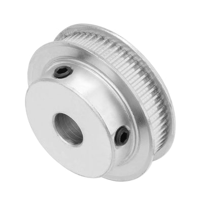 Harfington Uxcell Aluminum 60 Teeth 10mm Bore 2.032mm Pitch Timing Belt Pulley for 6mm Belt