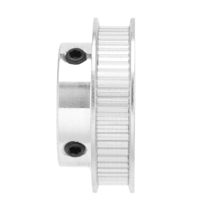 Harfington Uxcell Aluminum M-X-L 60 Teeth 20mm Bore Timing Belt Idler Pulley Synchronous Wheel 6mm Belt for 3D Printer CNC