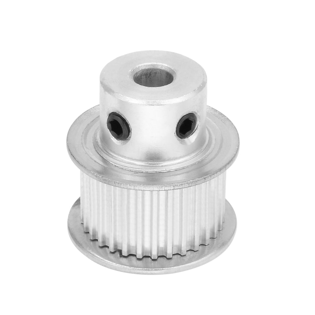 uxcell Uxcell Aluminum  30 Teeth 5mm Bore Timing Belt Idler Pulley Synchronous Wheel 10mm Belt for 3D Printer CNC