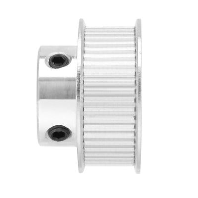 Harfington Uxcell Aluminum M-X-L 50 Teeth 5mm Bore Timing Belt Idler Pulley Synchronous Wheel 10mm Belt for 3D Printer CNC