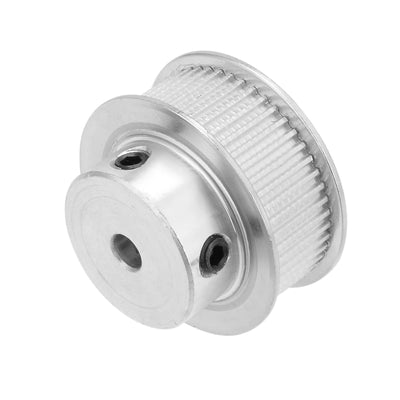 Harfington Uxcell Aluminum M-X-L 50 Teeth 5mm Bore Timing Belt Idler Pulley Synchronous Wheel 10mm Belt for 3D Printer CNC