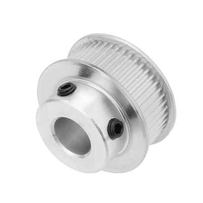 Harfington Uxcell Aluminum M-X-L 50 Teeth 10mm Bore Timing Belt Idler Pulley Synchronous Wheel 10mm Belt for 3D Printer CNC