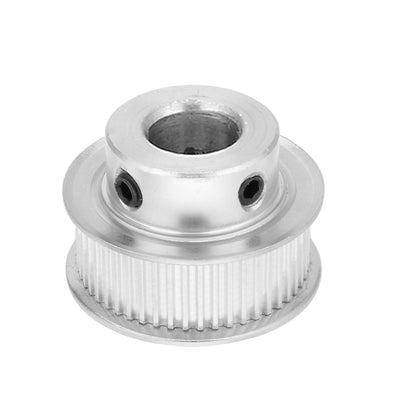 Harfington Uxcell Aluminum  50 Teeth 16mm Bore Timing Belt Idler Pulley Synchronous Wheel 10mm Belt for 3D Printer CNC