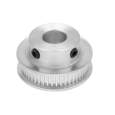 Harfington Uxcell Aluminum  50 Teeth 12mm Bore Timing Belt Idler Pulley Synchronous Wheel 6mm Belt for 3D Printer CNC