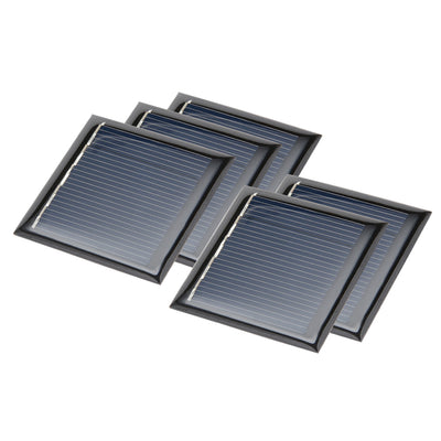 Harfington Uxcell 5Pcs 2.5V 100mA Poly Mini Solar Cell Panel Module DIY for Light Toys Charger 50mm x 50mm