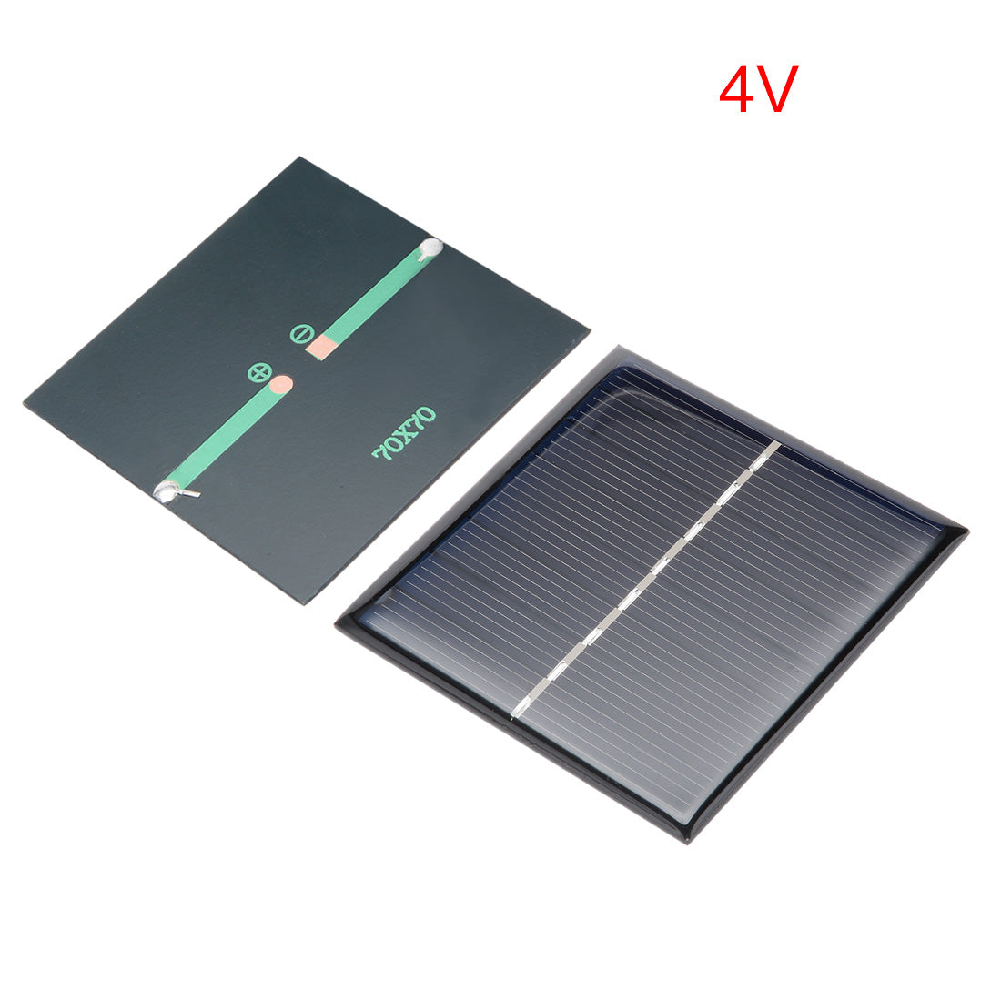uxcell Uxcell 5Pcs 4V 100mA Poly Mini Solar Cell Panel Module DIY for Light Toys Charger 70mm x 70mm