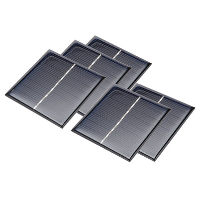 Harfington Uxcell 5Pcs 4V 100mA Poly Mini Solar Cell Panel Module DIY for Light Toys Charger 70mm x 70mm