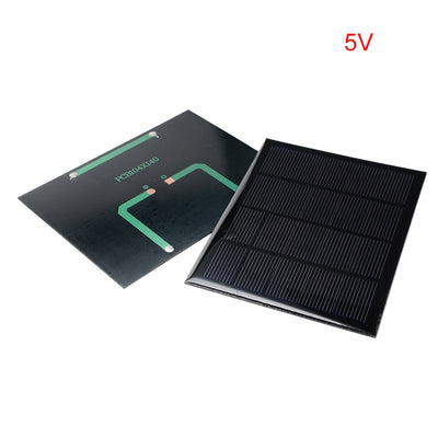 Harfington Uxcell 5Pcs 5V 300mA Poly Mini Solar Cell Panel Module DIY for Light Toys Charger 104mm x 140mm