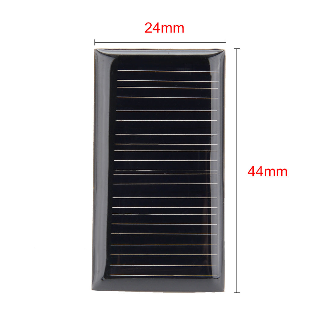uxcell Uxcell 5Pcs 5V 25mA Poly Mini Solar Cell Panel Module DIY for Phone Light Toys Charger 44mm x 24mm