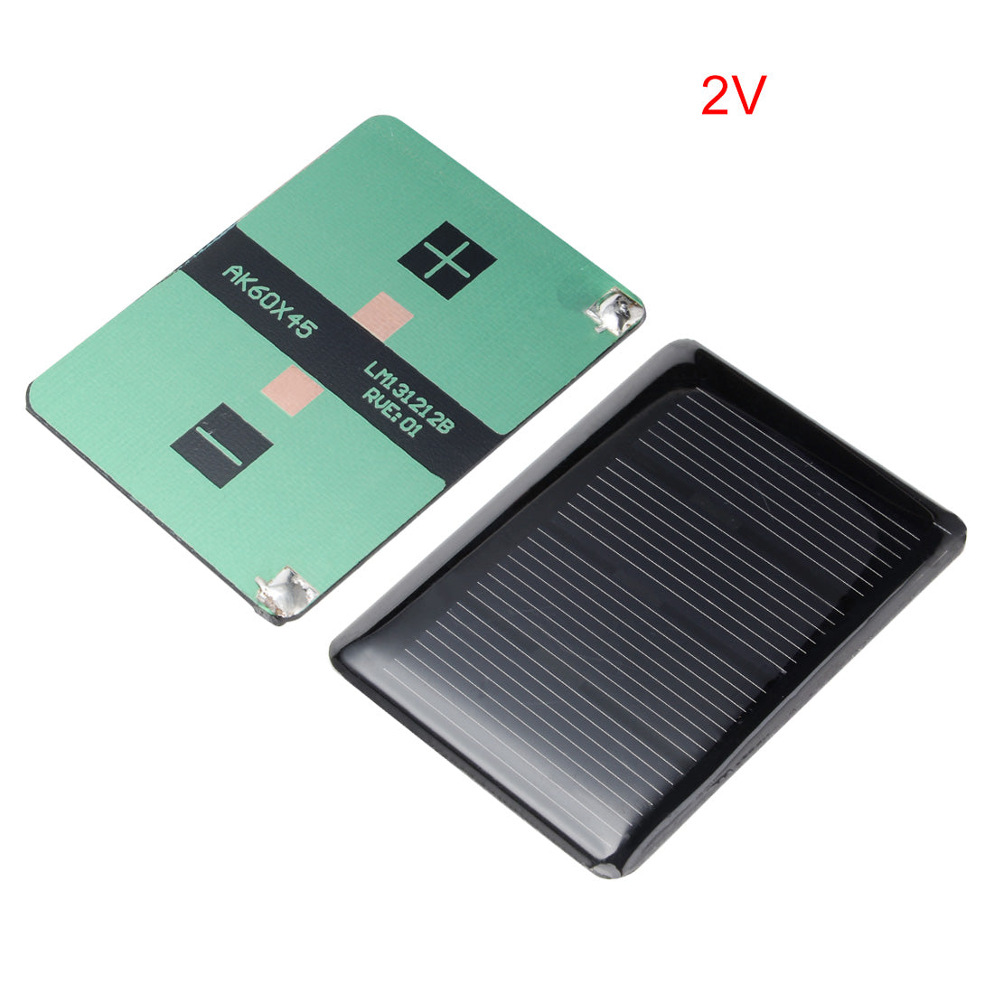 uxcell Uxcell 5Pcs 2V 120mA Poly Mini Solar Cell Panel Module DIY for Phone Light Toys Charger 60mm x 45mm