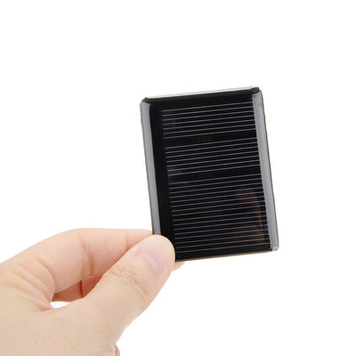 Harfington Uxcell 5Pcs 2V 120mA Poly Mini Solar Cell Panel Module DIY for Phone Light Toys Charger 60mm x 45mm