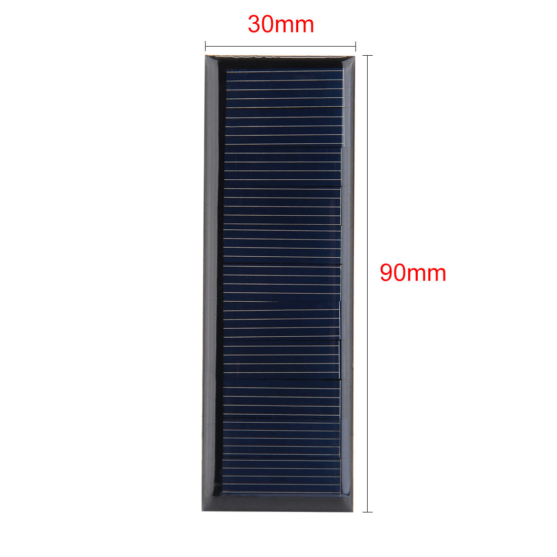 uxcell Uxcell 5Pcs 5.5V 60mA Poly Mini Solar Cell Panel Module DIY for Light Toys Charger 90mm x 30mm