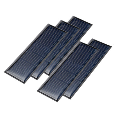 Harfington Uxcell 5Pcs 5.5V 60mA Poly Mini Solar Cell Panel Module DIY for Light Toys Charger 90mm x 30mm