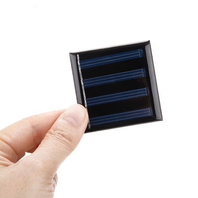 Harfington Uxcell 5Pcs 2V 50mA Poly Mini Solar Cell Panel Module DIY for Light Toys Charger 49.8mm x 49.8mm