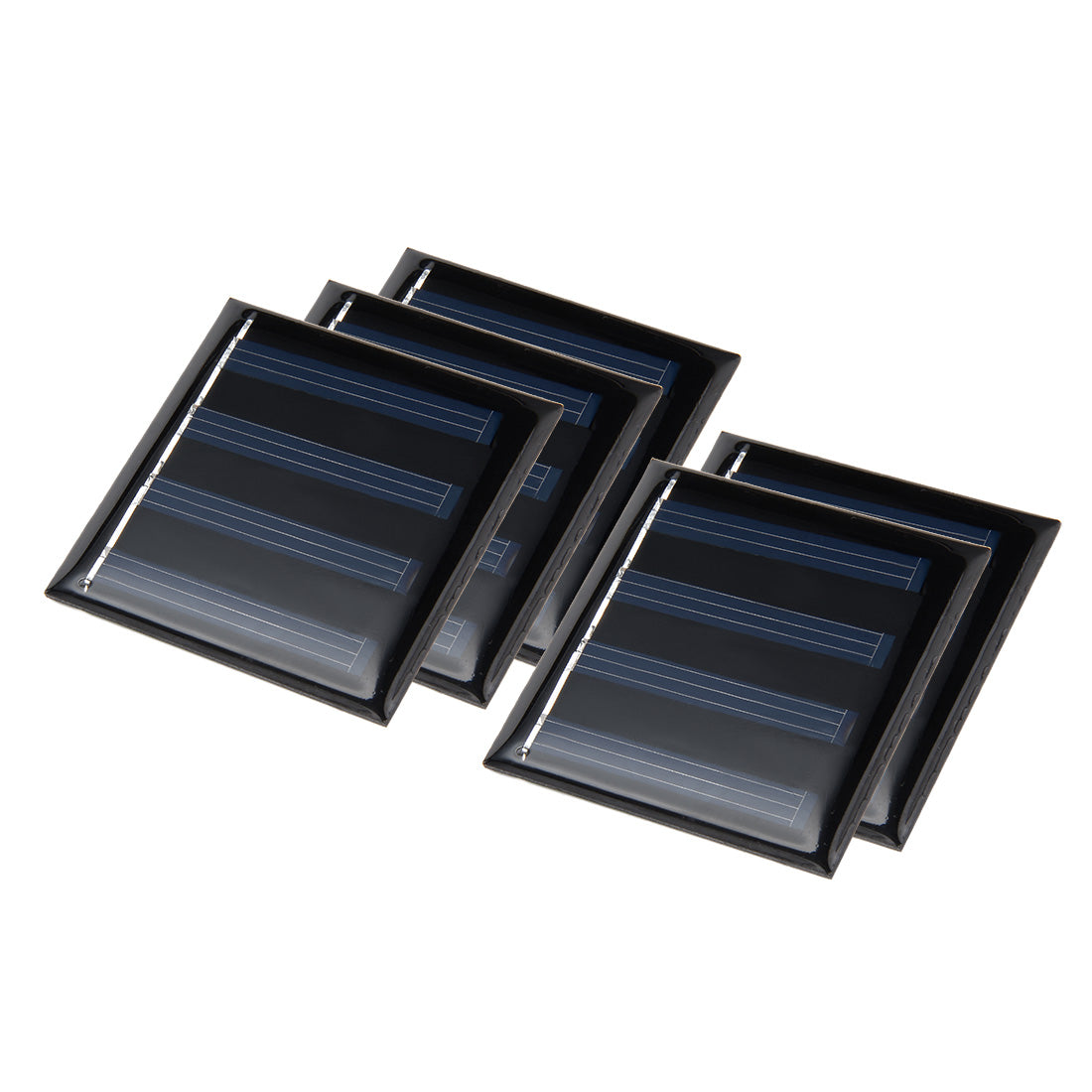 uxcell Uxcell 5Pcs 2V 50mA Poly Mini Solar Cell Panel Module DIY for Light Toys Charger 49.8mm x 49.8mm