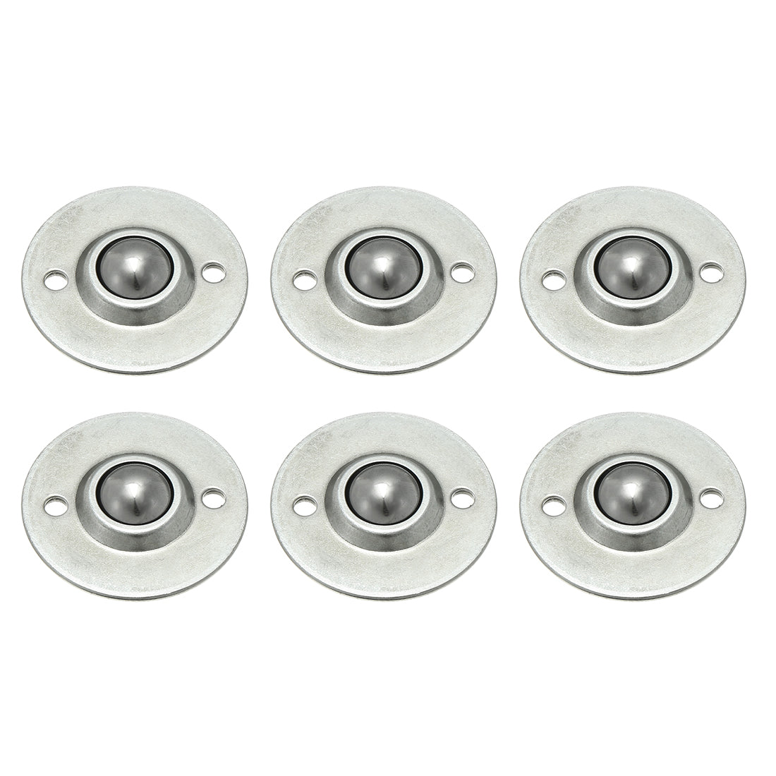uxcell Uxcell 6pcs CY-16B 5/8-inch Bearing Steel Roller Ball Flange Conveyor Transfer Unit