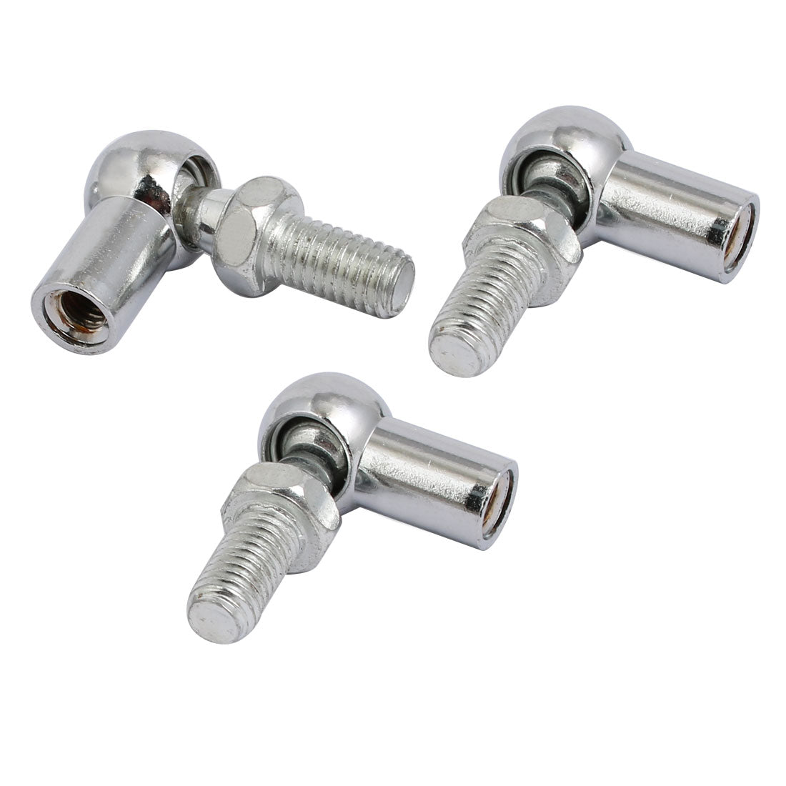 uxcell Uxcell M8 Male to M6 Female Thread Gas Spring Ball Joint Connector End Fitting 3pcs