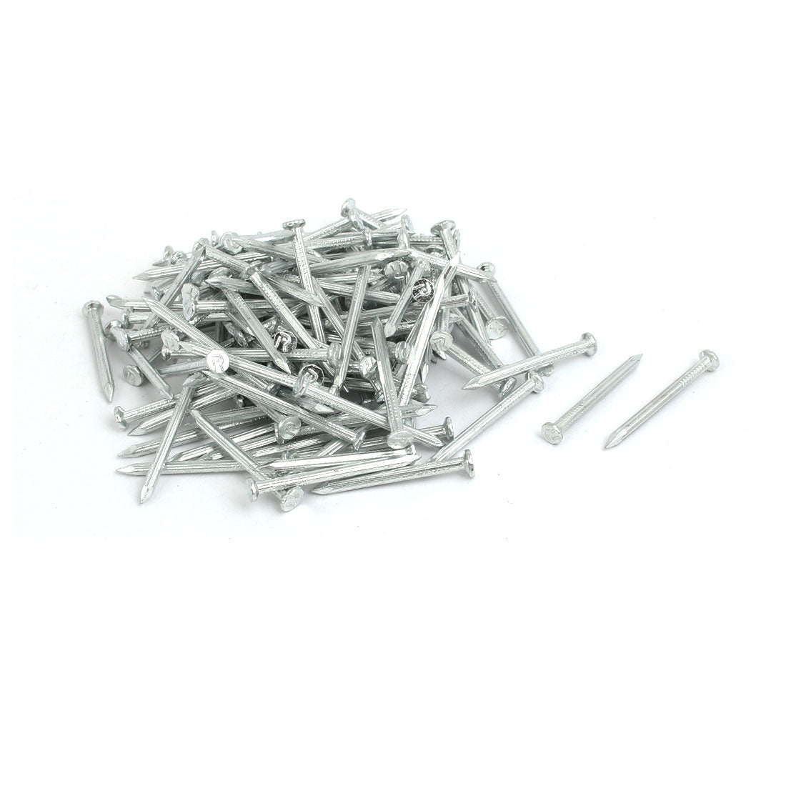 uxcell Uxcell 1.5-inch Length Carbon Steel Point Tip Wall Cement Nails Silver Tone 200pcs