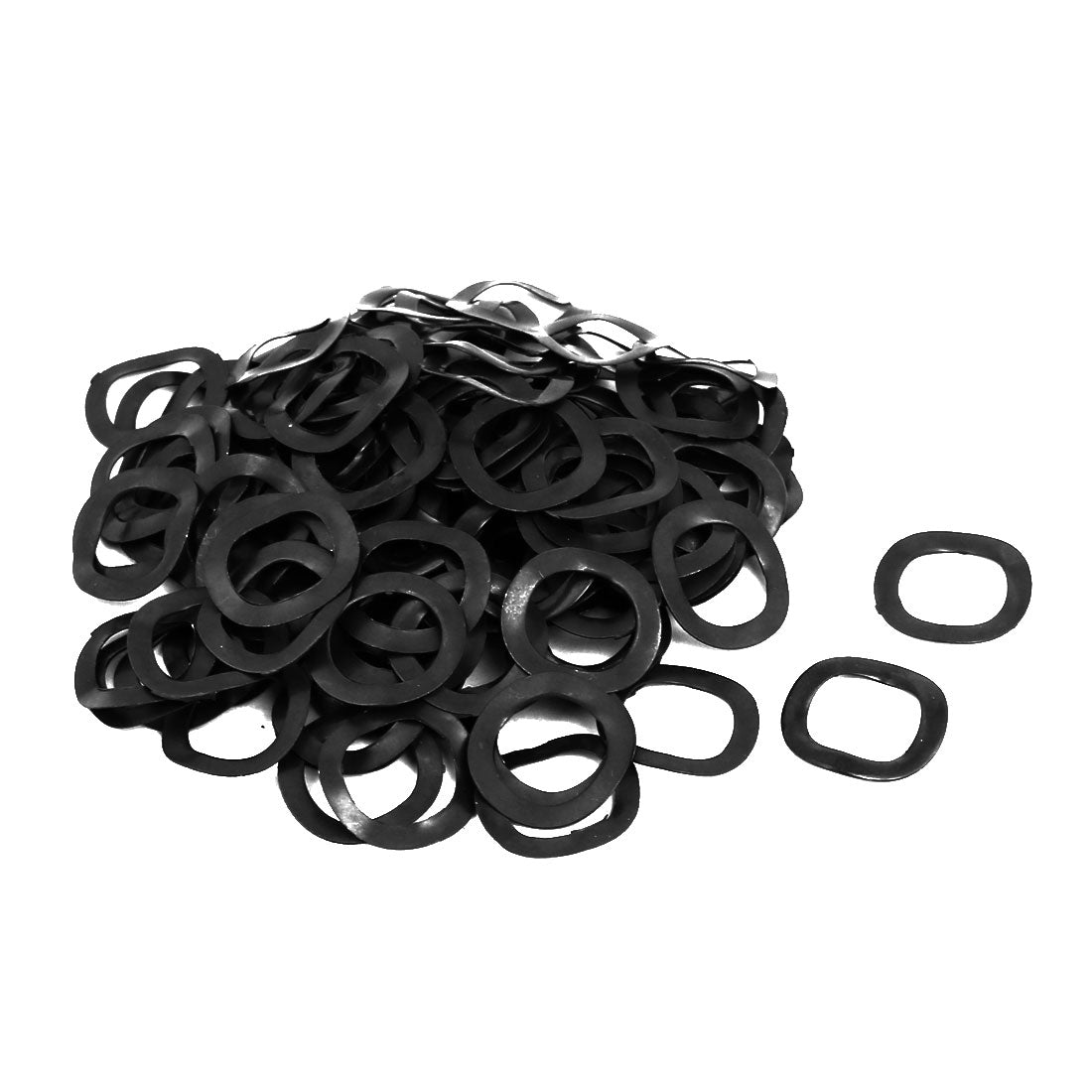 uxcell Uxcell 10mm Inner Diameter 15mm Outer Dia 0.3mm Thickness Carbon Steel Compression Type Wave Washer 150pcs