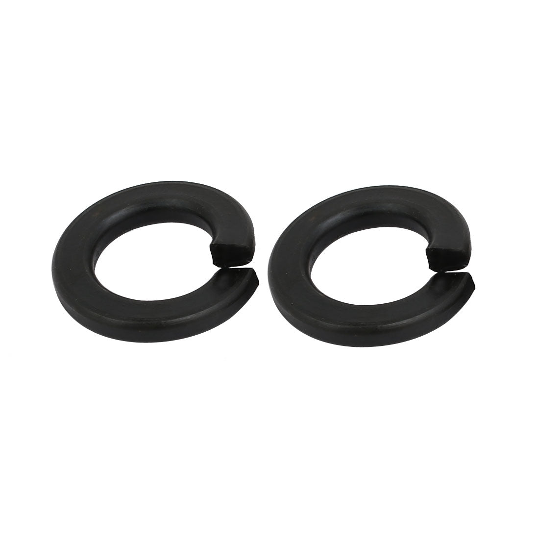 uxcell Uxcell 30pcs 1/2 Inch Inner Dia Carbon Steel Split Lock Spring Washer Gasket Black