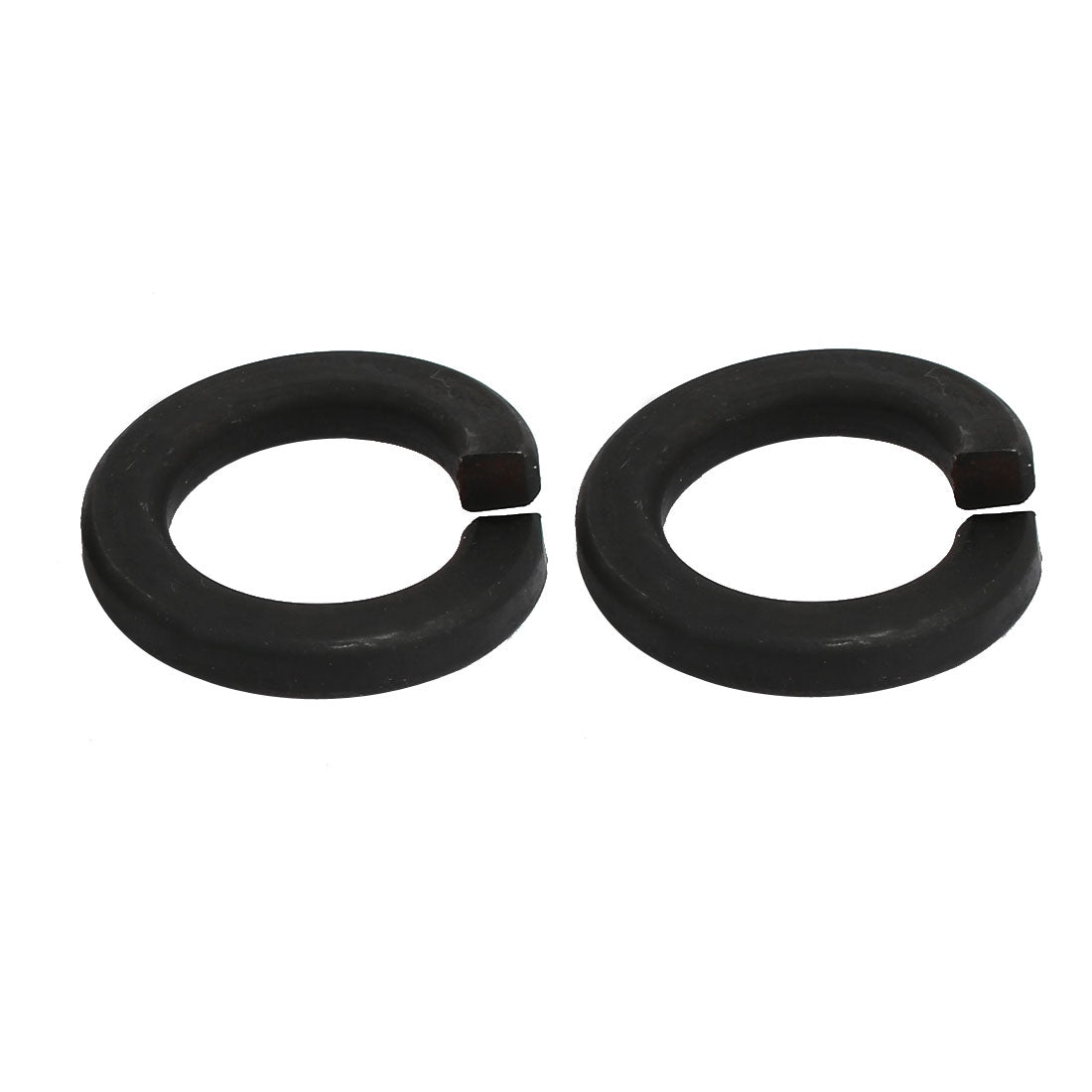 uxcell Uxcell 5pcs 1-inch Inner Dia Carbon Steel Split Lock Spring Washer Gasket Black