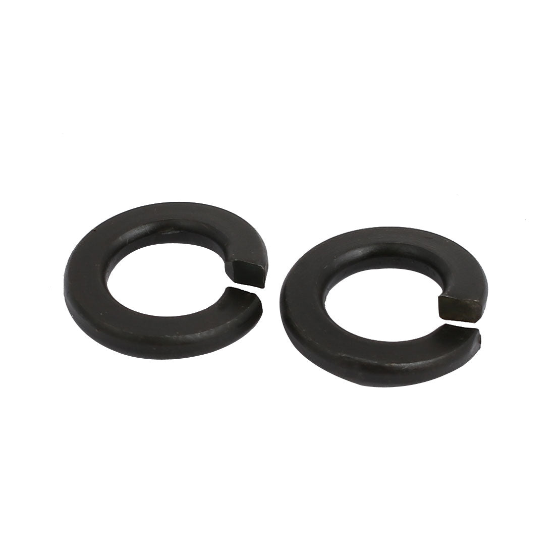 uxcell Uxcell 50pcs 3/8-inch Inner Dia Carbon Steel Split Lock Spring Washer Gasket Black